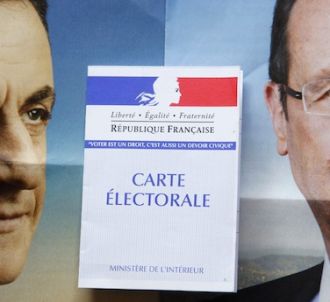 Les affiches de Nicolas Sarkozy et François Hollande