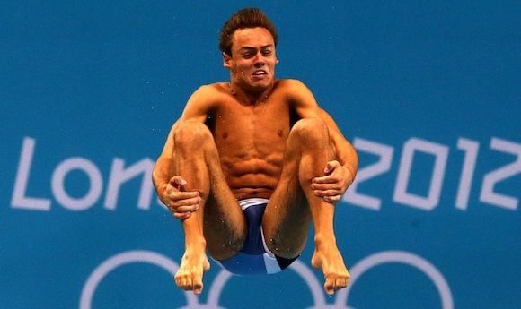 Le Britannique Tom Daley aux Jeux Olympiques 2012