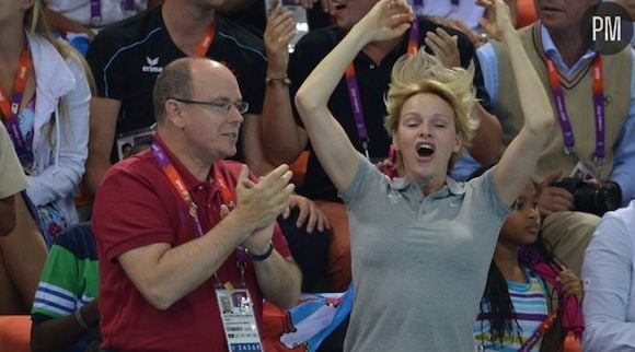 La princesse Charlene de Monaco aux Jeux Olympiques de Londres 2012