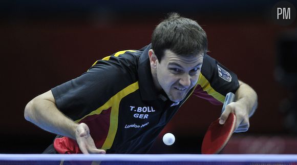 L'Allemand Timo Boll aux Jeux Olympiques de Londres