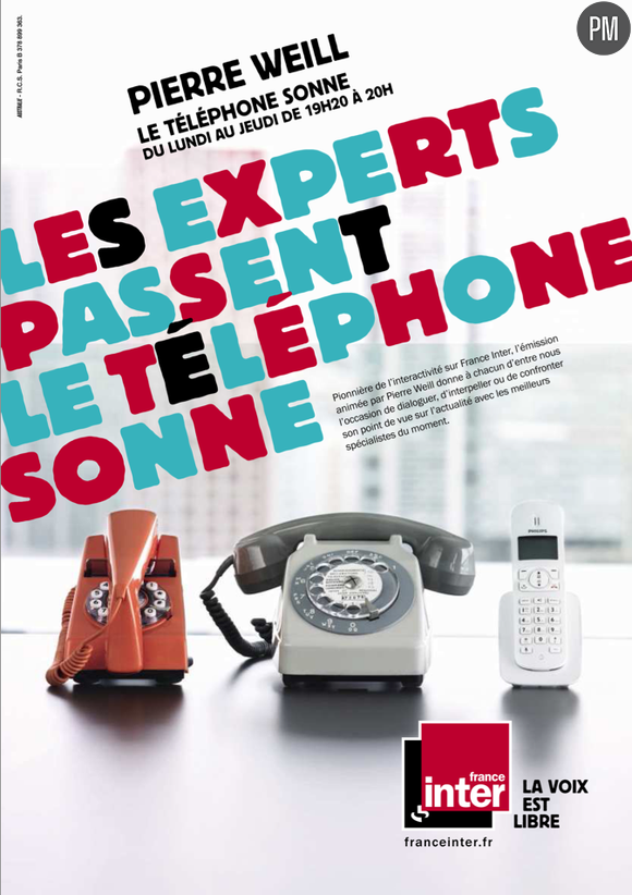 "Les experts passent, le téléphone sonne". La campagne de publicité de rentrée 2012 de France Inter