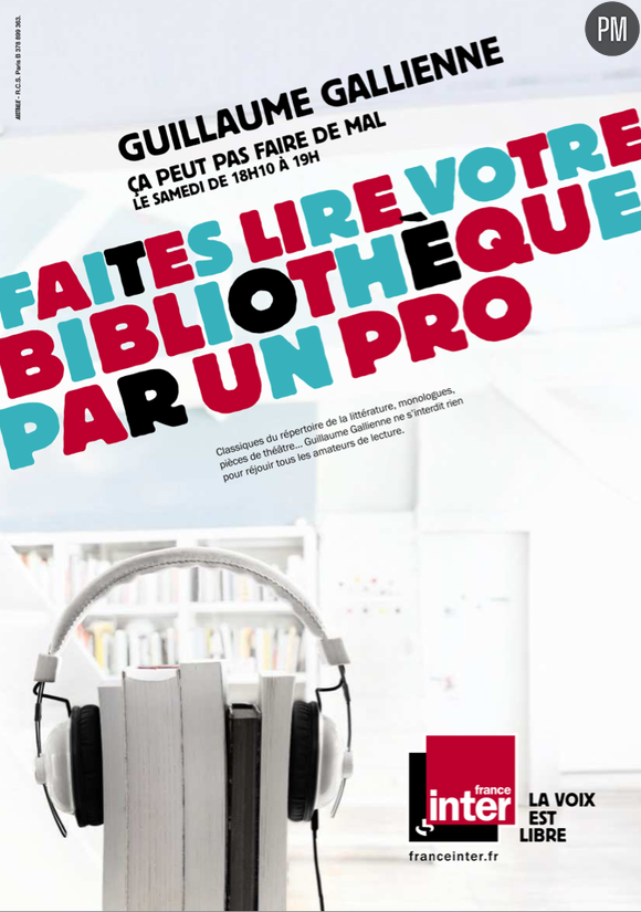 "Faites lire votre bibliothèque par un pro". La campagne de publicité de rentrée 2012 de France Inter