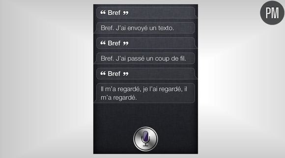 Siri et la série "Bref"...