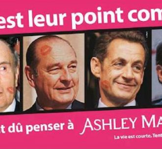 Publicité provoc' pour le lancement en France de Ashley...