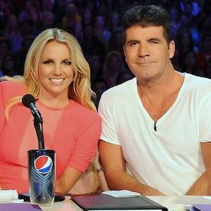 Britney Spears et Simon Cowell lors des auditions de "The X Factor"