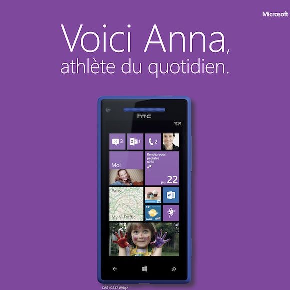 Publicité Windows 8