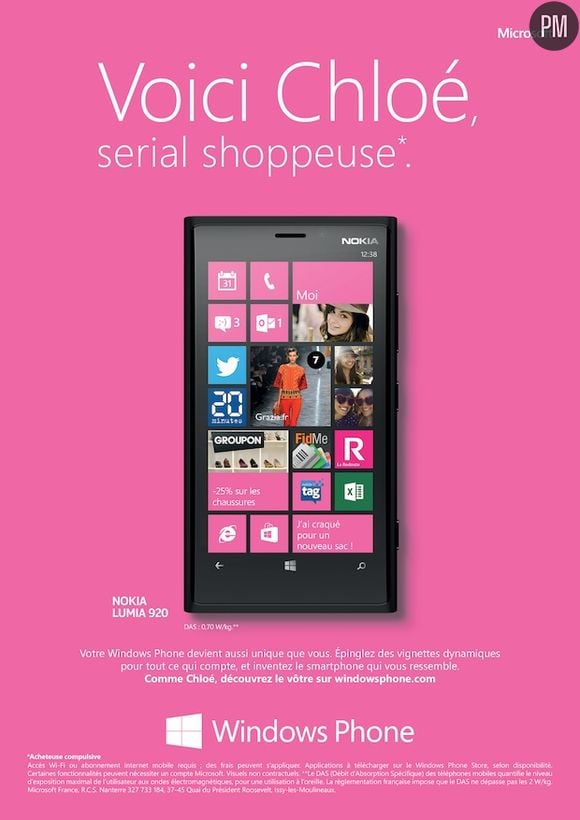 Publicité Windows 8