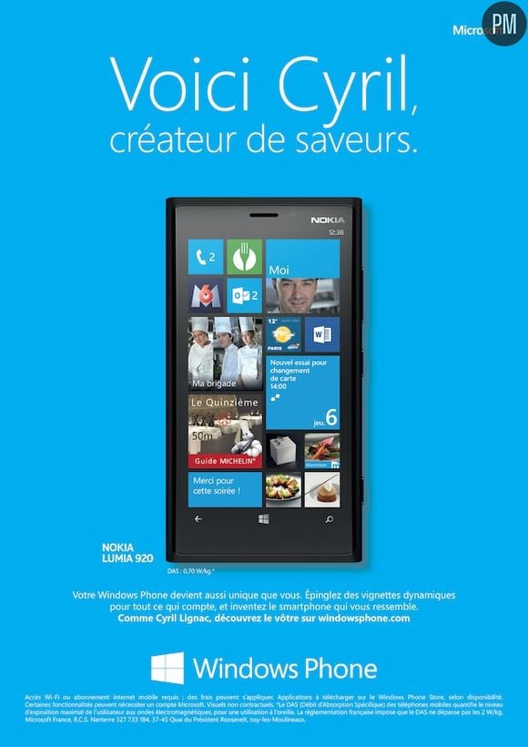 Publicité Windows 8