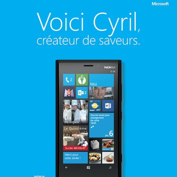 Publicité Windows 8