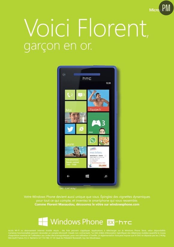 Publicité Windows 8