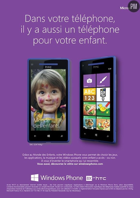 Publicité Windows 8