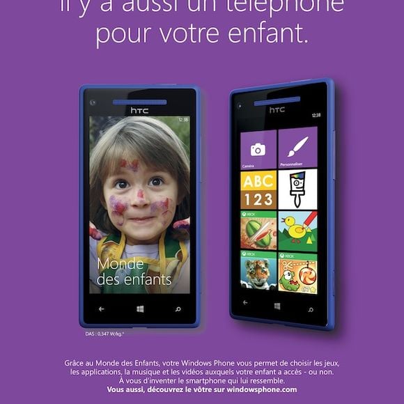 Publicité Windows 8