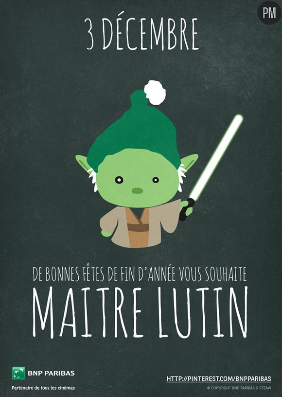 Les temps changent et le calendrier de l'avent passe en mode réseaux sociaux : BNP vous fait patienter avant Noël.