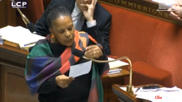 Christiane Taubira se paye David Douillet.