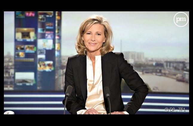 Claire Chazal au JT de TF1