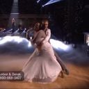 Amber Riley sur une valse viennoise lors de la demi-finale de "Dancing With The Stars"