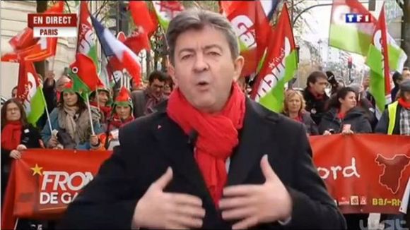 Jean-Luc Mélenchon accusé d'avoir mis en scène une interview sur TF1