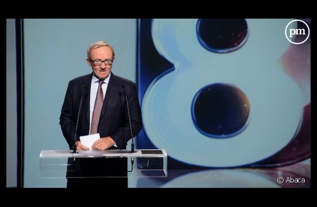 Bertrand Meheut, le Président de Canal+, lors de la présentation de la relance de D8.