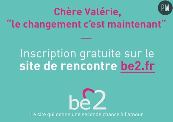 Be2 fait sa publicité sur la liaison Hollande/Gayet