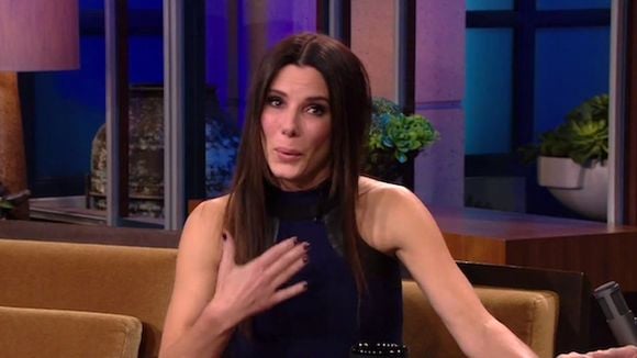 Sandra Bullock très émue pour ses adieux à Jay Leno