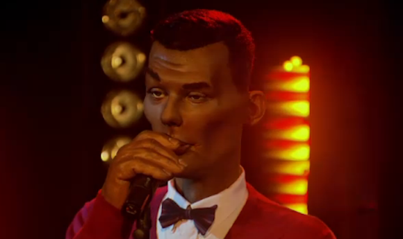 Stromae sur le plateau des Guignols