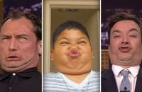 Concours de grimaces entre Jude Law et Jimmy Fallon