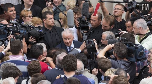 Philippe Bouvard, hier à Paris, après ses dernières "Grosses Tête" 