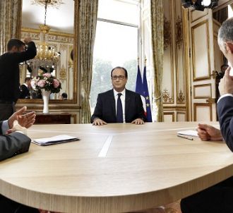 François Hollande lors de l'interview du 14 juillet 2014