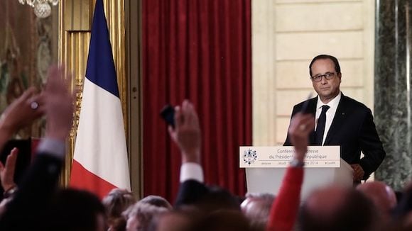 Audiences : 2,2 millions de téléspectateurs pour la conférence de presse de François Hollande