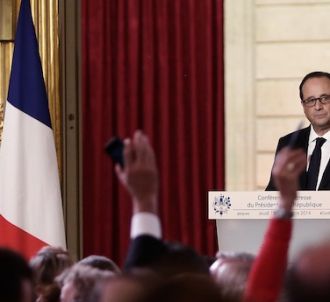 François Hollande hier à l'Elysée