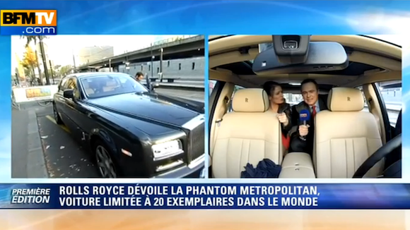 Quand les journalistes de la matinale de BFMTV partent en Rolls Royce en direct !