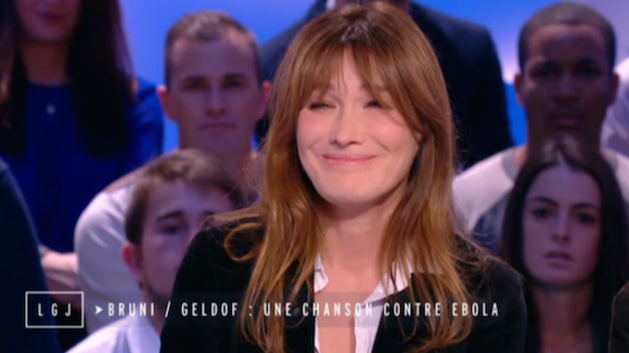 Malaise au "Grand Journal" après l'absence de réponses de Carla Bruni