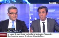 Olivier Galzi sur iTELE, le 21 janvier 2015.