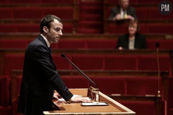 Emmanuel Macron, ministre de l'Economie.