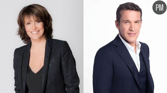 Carole Rousseau et Benjamin Castaldi