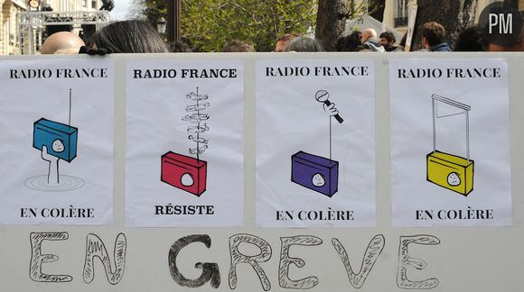 18eme jour de grève à Radio France