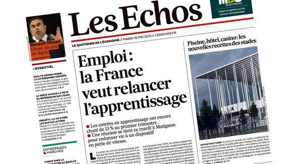 Un hebdo pour "Les Echos"