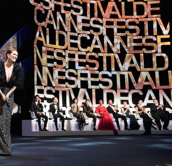 Lambert Wilson et Julianne Moore, hier, lors de la Cérémonie d'ouverture