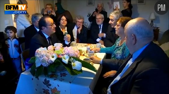 François Hollande chez Lucette