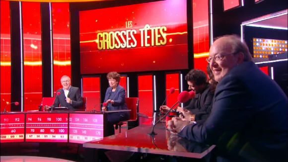 Laurent Ruquier fait gaffer Roselyne Bachelot dans les "Grosses Têtes"