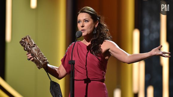 Sidse Babett Knudsen lors de la 41eme cérémonie des César
