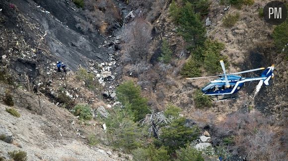 Lieu du crash de l'A320 de la Germanwings