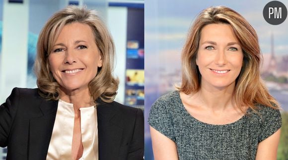 Claire Chazal et Anne-Claire Coudray