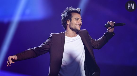 Amir lors des répétitions de l'Eurovision 2016.