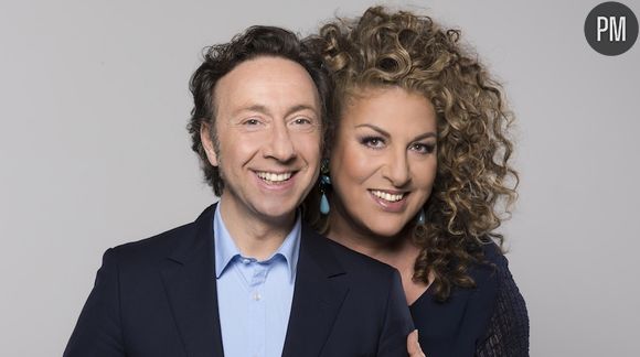 Stéphane Bern et Marianne James commentent l'Eurovision 2016