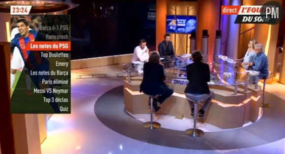 "L'Equipe du soir" hier (Capture)