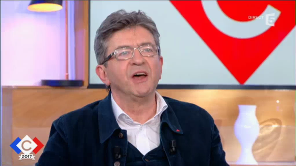 Jean-Luc Mélenchon agacé par son passage dans "C à vous"