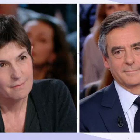 Christine Angot, sur France 2 le 23 mars 2017.