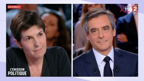 Christine Angot face à François Fillon.