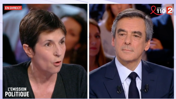 Christine Angot face à François Fillon